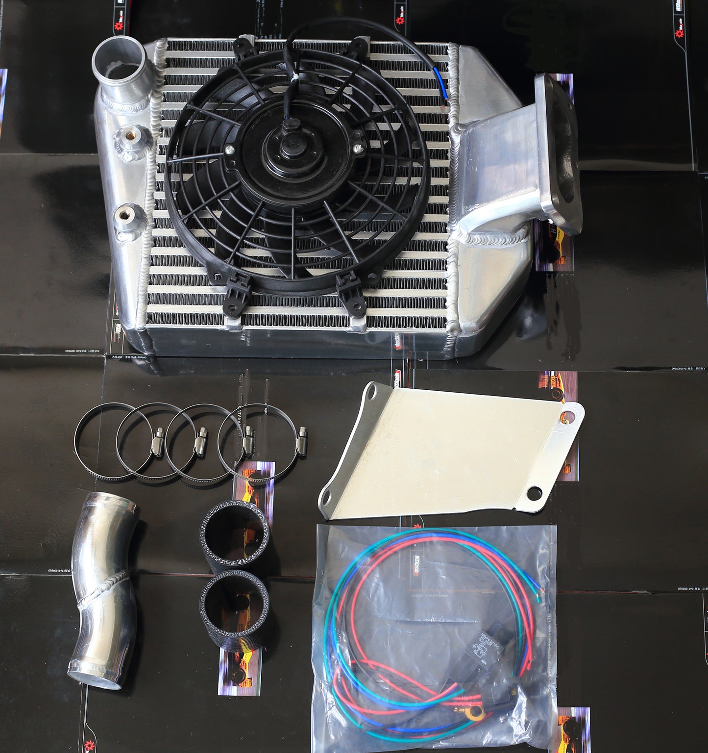 Top mount intercooler kit for Toyota landcruiser 80 Turbo 1HDT HDJ80 4.2L Diesel