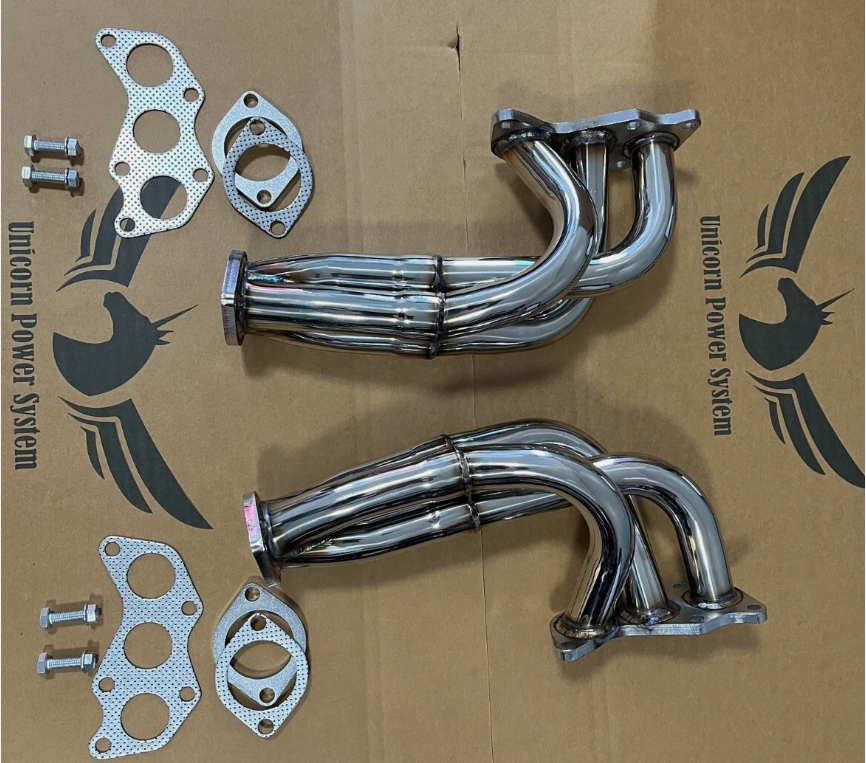 Twin Exhaust Header for Subaru Legacy Outback Tribeca flat-6 DOHC H6 EZ36 3.6L