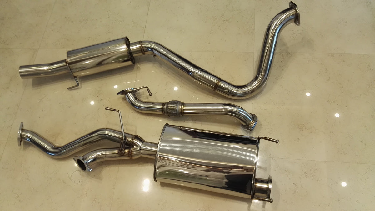 S/S Exhaust System Catback Set for Landcruiser 100 UZJ100 V8 4.7L Petrol