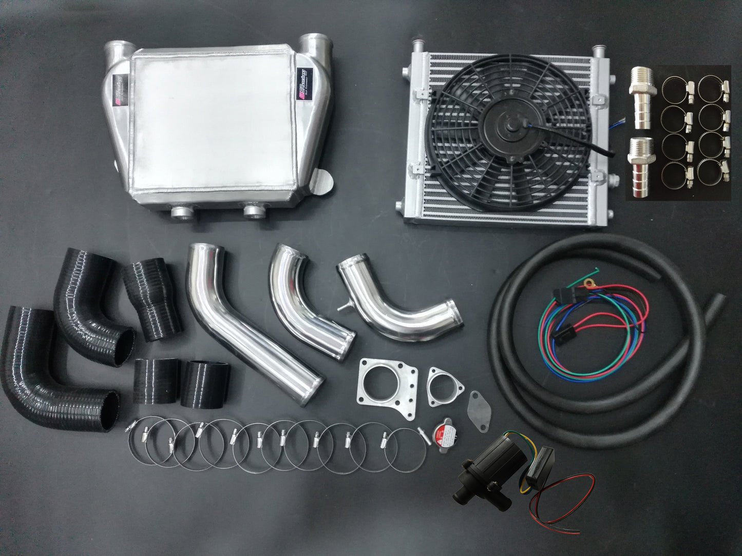 Water To Air Intercooler Kit for Nissan Patrol GU TD42 03-07 Turbo Diesel 4.2L