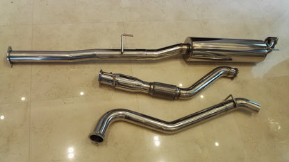 3" S/S Exhaust System turbo back for Toyota Hilux N70 KUN25/26 3L 1KD D4D 2005+
