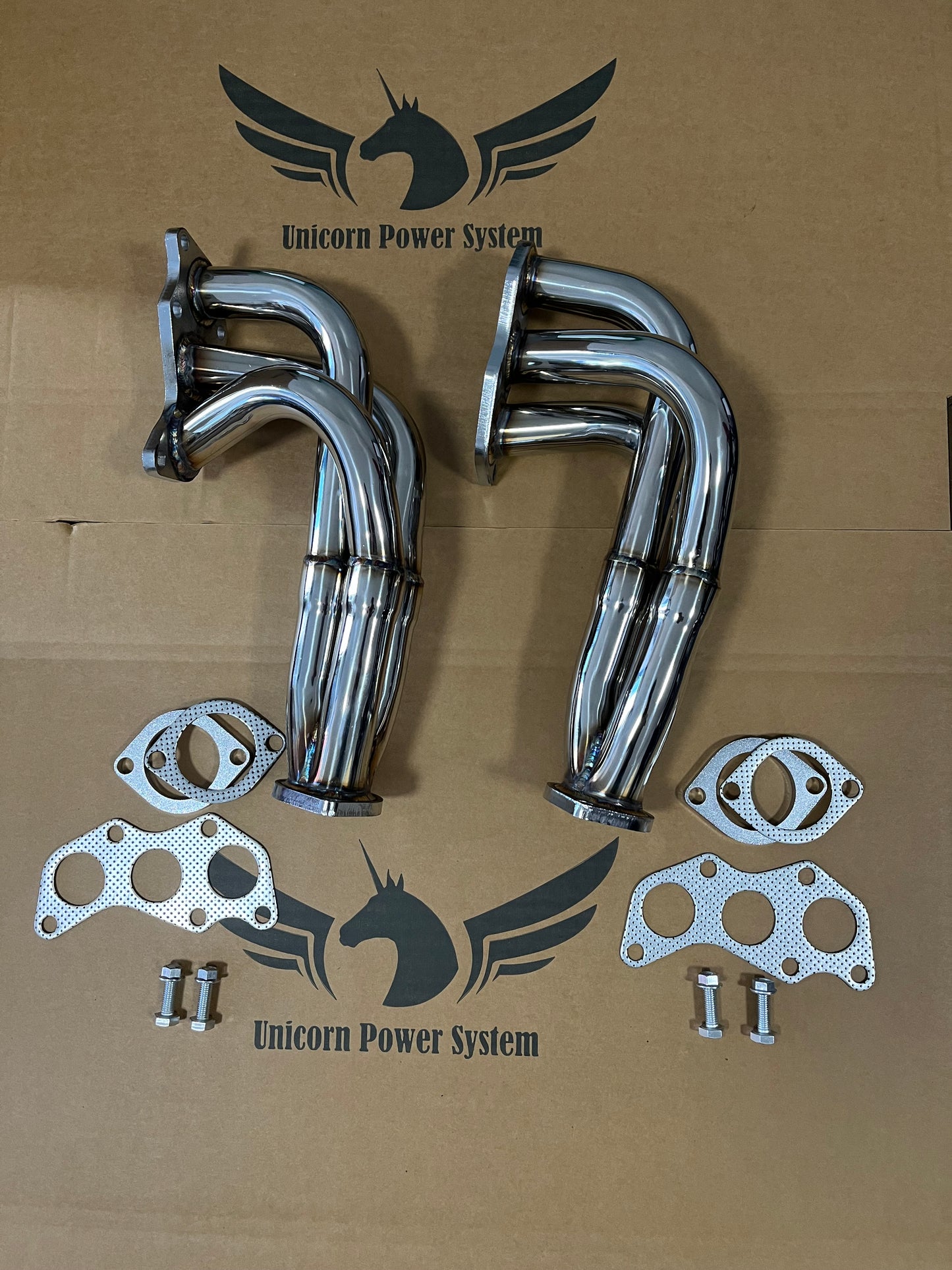 Twin Exhaust Header for Subaru Legacy Outback Tribeca flat-6 DOHC H6 EZ30 3.0L