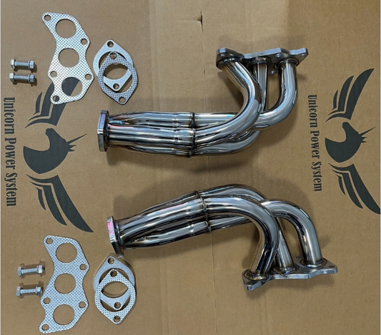 Twin Exhaust Header for Subaru Legacy Outback Tribeca flat-6 DOHC H6 EZ36 3.6L