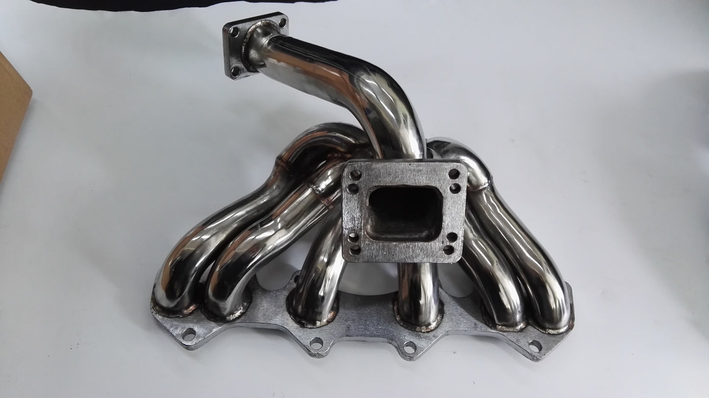 Exhaust Manifold with T4 /T3 Flange for Toyota Supra 1JZ JZX100 VVTI Turbo