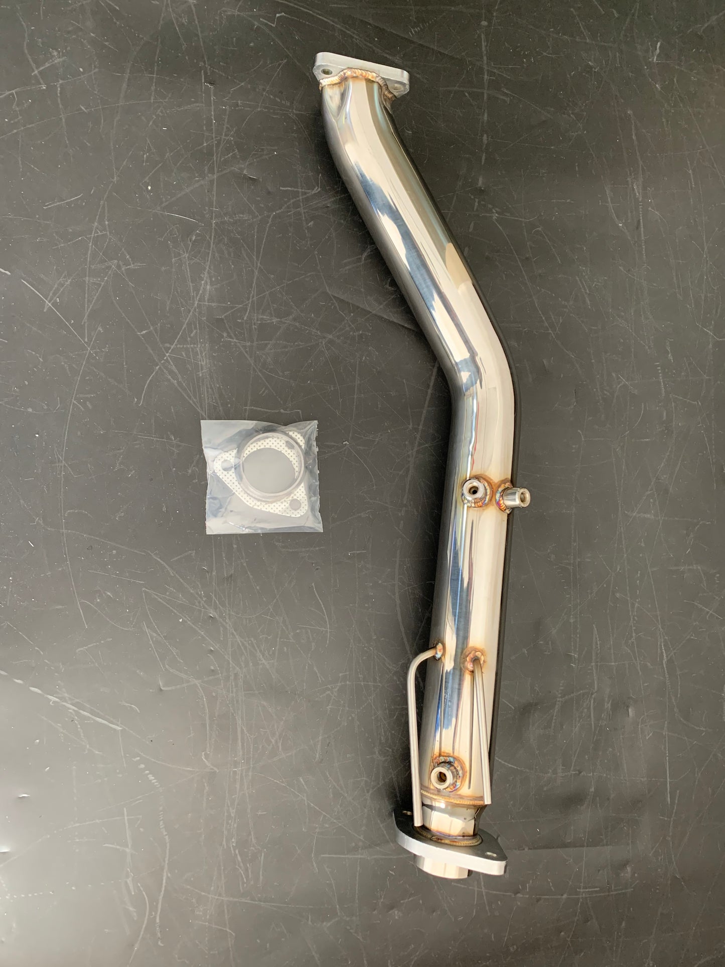 DPF DELETE PIPE STAINLESS STEEL FOR TOYOTA LANDCRUISER 79 VDJ79R 2016 +