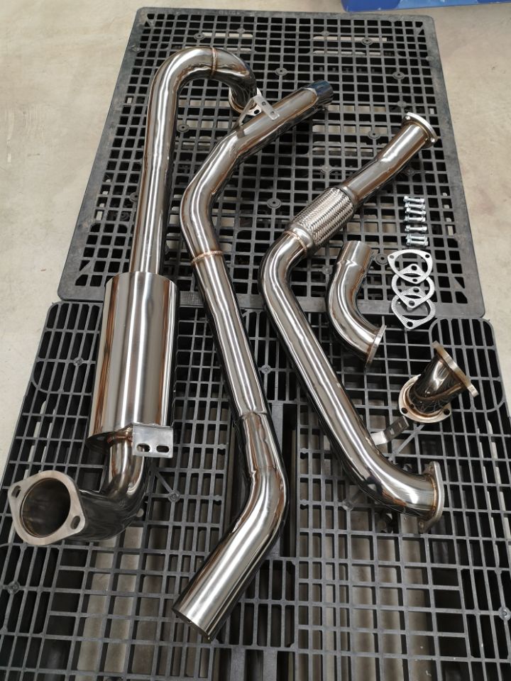 3" 304 SS LC80 exhaust system for Toyota Landcruiser 80 /81 Turbo diesel 1HDT