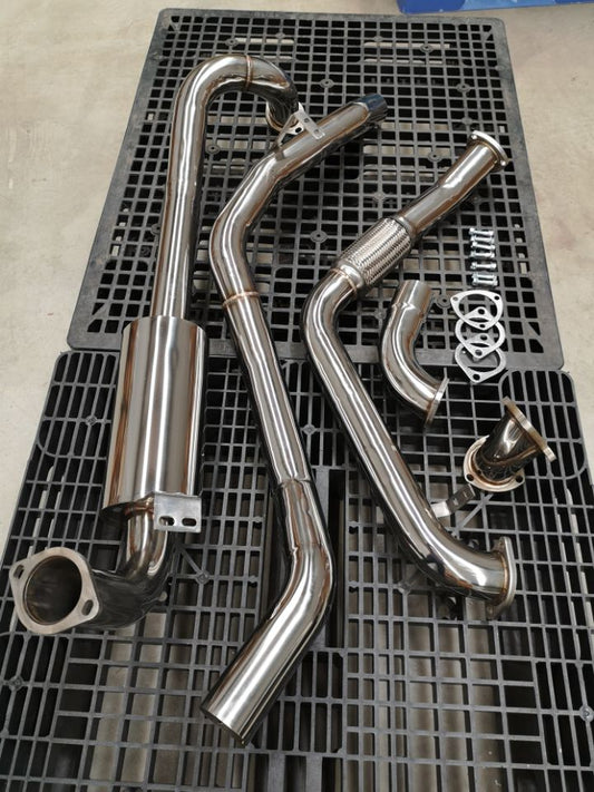3" 304 SS LC80 exhaust system for Toyota Landcruiser 80 /81 Turbo diesel 1HDT