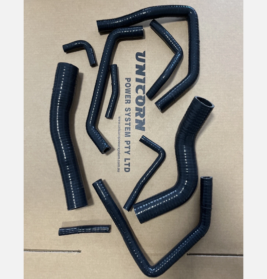 Silicone radiator coolant hose kit for landcruiser HDJ80 1HDT 4.2L Turbo diesel