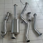 304 Stainless Steel Exhaust System Turbo Back for Nissan Navara D22 2.5L Turbo