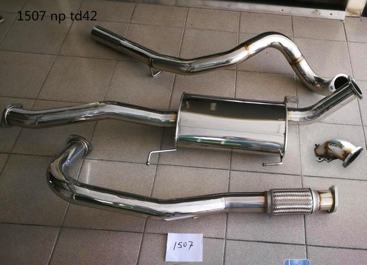 3 Inch SS Full Exhaust Pipe and turbo back For Nissan Patrol Y61 GU TD42 Wagon