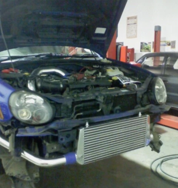 Front Mount Intercooler Kit For Subaru WRX GDB 2001-2007 2006 EJ20/EJ2K